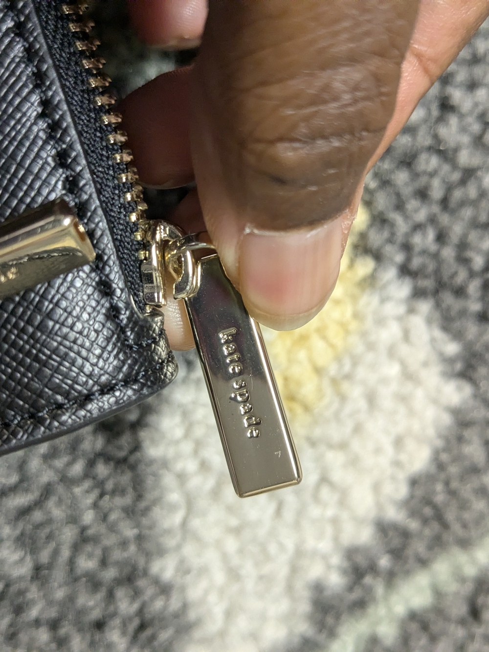 kate spade Black Saffiano Leather Wristlet - Picture 8 of 8